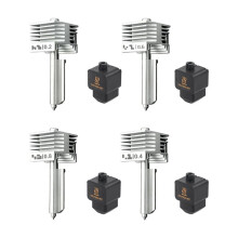 Pour H2D/H2S P2S Hotend Standard Flow X2D 0.4/0.2/0.6/0.8mm Kit de Buses en Acier Trempé à Échange Rapide pour Hotend Rapide