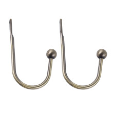 Brass Curtain Holdbacks Wall Mounted 2 Pack