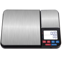 5kg-0.1g 500g-0.01g Dual Platform Digital Kitchen Scale LCD Electronic USB Power Cooking Baking Food Weight Tools