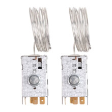 2pcs 25T65 077B6208 Refrigerator Temperature Regulator, 988284 800382 Refrigerator Thermostat