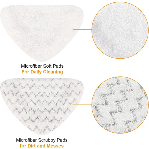 Replacement Pads for Bissell PowerEdge Steam Mop 4 Pack 1