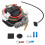 1set Universal Radiator Fan Controller  12V, Adjustable Electric Cooling Fan Thermostatic Relay Kit A 1