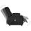 VidaXL vidaXL Massagesessel Schwarz Mikrofasergewebe 4