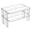 2‑Pack Transparent Refrigerator Storage Organizer, Stackable Kitchen Counter Shelf Rack for Food Spice Bottle Storage 1