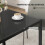 Homcom HOMCOM Modern Square Dining Table with Tempered Glass Top Metal Legs 4