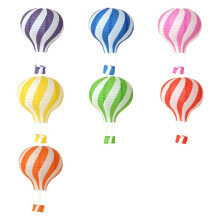 Lanternes Pliables en Forme de Montgolfière de 12 Pouces pour Décorations D'Anniversaire D'Enfants et de Mariage