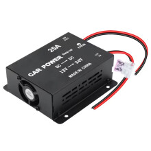 Bil Strömkonverterare Transformator Adapter Spänningshöjare 12V Till 24V för Husbil Lastbil Släp Van Bil Tillbehör