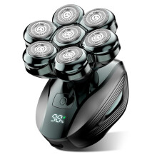 Shavers for Men: 7D Floating with 120-Min Run Electric Trimmer with Magnetic Removable - Wet/Dry Shaving