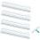 4pc Replacement Microfiber Covers for  Window Cleaner M & Window Frame Cleaner L, Washable ,for Glass, Mirrors 1