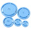 Pottery Foot Ring Tool Set, 5 Sizes for Bowls, Mugs and Clay Projects () Five Graduated Pottery Base 1