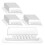 300 Pcs 3.5 Inch Clear Hanging File Folder Tabs with Inserts, Plastic File Folder Labels for Offices Homes 1