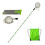 Fruit Picker with Telescopic Handle 4m,Fruit Picker,  Picker with Bag, Stainless Steel Fruit Harvesting Tools 1