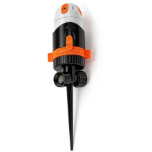 Arroseur Rotatif à 360, Arroseur Lourd pour Pelouse avec 4 Modes de Pulvérisation, pour Plantes de Jardin, Parterre de Fleurs, Extérieur, 1PC