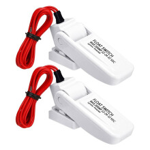 2 Pcs Automatic Boat Bilge Pump Float , 12v 24v Bilge Float Moisture Tight Seals for Electric Water Pump