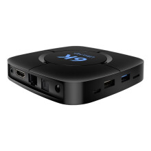 Boîtier pour Android 14.0 6K 2 Go de RAM 16 Go de ROM RK3518/RK3528 Wifi 2.4G/5G Lecteur Multimédia 6K Boîtier Décodeur Prise UK