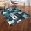 Paw Print Flannel Blanket Soft Warm Bedspread 1 pc 5
