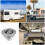 Round RV AC Vent Outlet 100mm 76mm 53mm 6