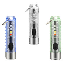 Portable Mini Keychain Flashlight Rechargeable Super Bright