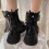 Women's Day Tie Bow Socks Cute Mesh Pile Socks 2