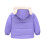 Kids Hooded Puffer Jacket Purple Size 110 2
