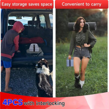 4 Stück RV-Stabilisierungsjackenpolster RV-Polster für Nivellierjacken Anhängerjacken RV-Zubehör Zur Verhinderung Des Einsinkens der Jacks