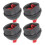 Support de Craie de Table de Billard 4Pcs, Support de Craie de Queue de Billard Portable, Supports de Craie de Queue avec Corde pour Billard 1
