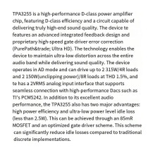 TPA3255 400W Amplifier Board Stereo Class D High Power HiFi Digital Amplifier Board High Power