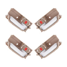 4PCS Chrome Left Right Car Interior Inside Door Handle 69205-02090 69206-02090 for 2003-2009