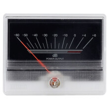 TN-90 Square Backlit Analog VU Audio Level Meter Signal Indicator Gauge for DIY Vintage Tube Amplifier