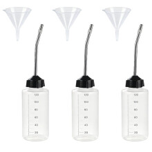 3 Pcs Needle Oiler (4 OZ), Oil Bottle, LDPE Oil Applicator with Extra Long 3.5 Inch Stainless Needle Tip