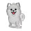 Pet-Shaped Keychain with Hair Compartment Resin Keepsake 2 1