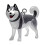 Dog-Shaped Keychain with Pet Hair Compartment 1pc 1