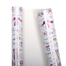 Christmas Wrapping Paper Roll Heavy Duty Retro Snowflake
