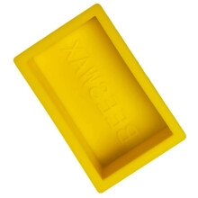 Silikon-Bienenwachsform, Langlebige Wiederverwendbare Bienenwachs-Bar-Form mit Geprägtem Bienenwachs-Text, Einfache Bar-Entfernung