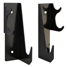 1 Paar Wandmontage Vloerjack Houder Beugel Zware Garage Opslag Organizer Haak Zwart Staal Wandgemonteerde Hanger