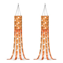 Halloween Ghost Windsock Outdoor Decoration 2 Piece