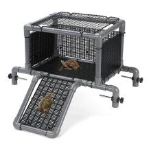 Turtle Basking Platform for 40-90 Gallon Tanks(10.6"-20.5" Width), over-Tank Suspended Dock, Heat-Resistant Top