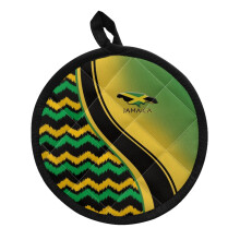 Jamaica Flag Pot Holders Heat-Resistant 2-Pack