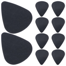 Black Thin Guitar Picks 0.5mm 10 Pack