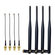4 St LoRa-Antenn 5dBi Omni-Directional LoRa-Antenn Omni-Directional Hög Förstärknings LoRa-Antenn Hane för Meshtastic 915MHz