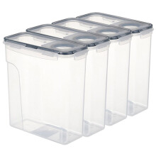 4 Stuks 4L 3D-Printer Filamentopslagcontainer Luchtdicht Vochtbestendig Doos voor Spoel, Houdt PETG/TPU Filamenten Droog en Stofvrij