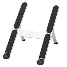 Suporte de Laptop Portátil Dobrável, Elevador Ergonômico Ventilado, Compatível com Laptops de 10-16" para Viagens e Trabalho Remoto
