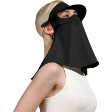 Sun Mask Ice Silk Scarf with Ear Hooks