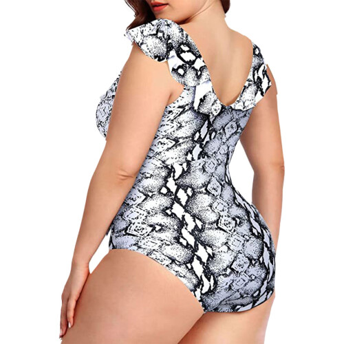 Women's tummy control one-piece swimsuit long torso curvy 1