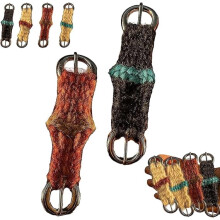 Mini Girth Keychain Mohair Western Cowboy Equestrian Gift