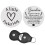 Pocket Hug Keychain Coin with PU Leather 1pc 1