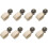 (As show, One size) Leather Knobs Dresser Drawer Knobs Kitchen Cabinet Bathroom Cabinet Pulls 8pcs/Set 1