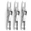 (As show, One size) 3 Pcs Folding Brackets Hidden Cabinet Hardware Connectors 90 Degree Flat Spring Folding Hinge 1