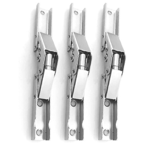 (As show, One size) 3 Pcs Folding Brackets Hidden Cabinet Hardware Connectors 90 Degree Flat Spring Folding Hinge