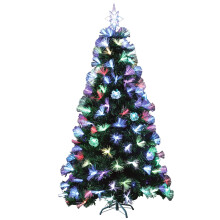 Pre-Lit Fiber Optic Christmas Tree 3FT Multicolor RGB